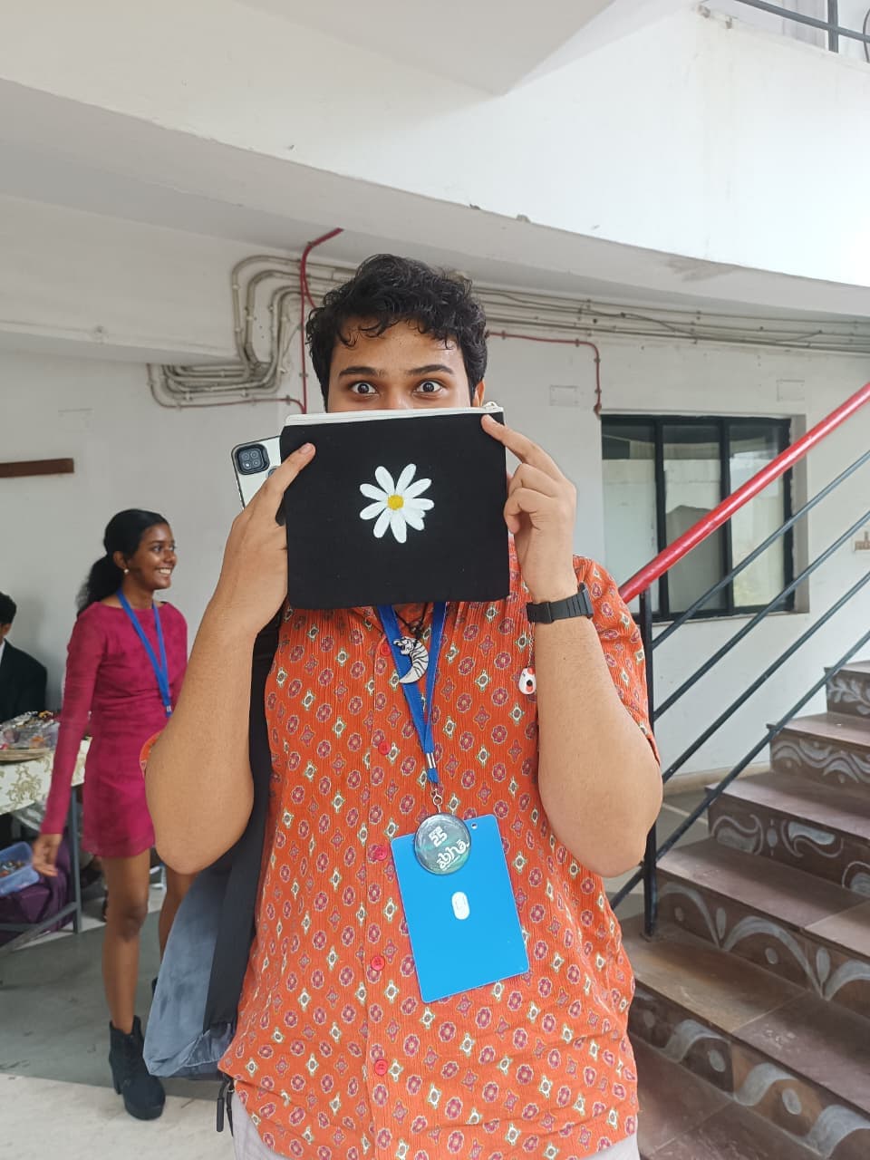 Flower pouch from Jhola Junction